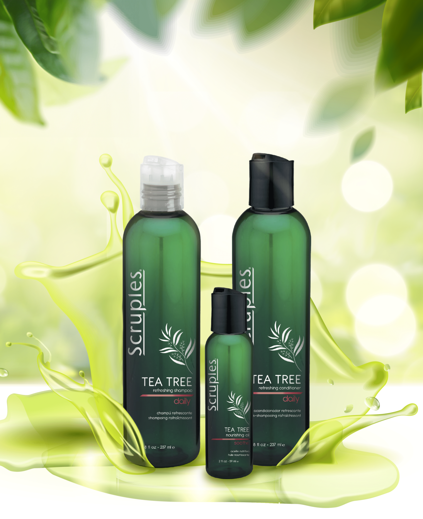 Introducing the New Tea Tree Trio Hair Care Line by Scruples Haircare