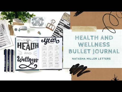 Health and Wellness Bullet Journal Setup