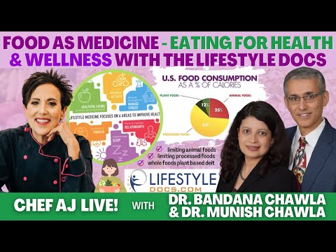 Food As Medicine – Eating For Health & Wellness | CHEF AJ LIVE! with The Lifestyle Docs