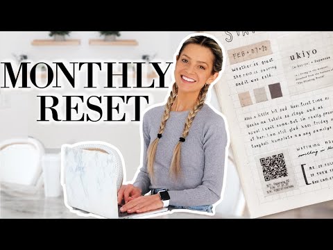 Monthly Reset | Health and Wellness Goal Setting
