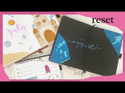 August Reset | Review, Health and Wellness, and Planner Migration ✨