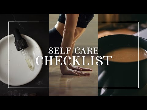 ULTIMATE SELF CARE CHECKLIST | health and wellness reset, and what “self care” really means