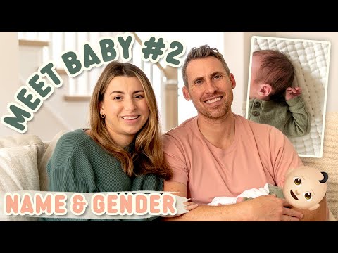 Meet our new baby (name and gender reveal)