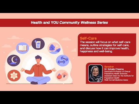 Health and YOU | Community Wellness Series: Self-care