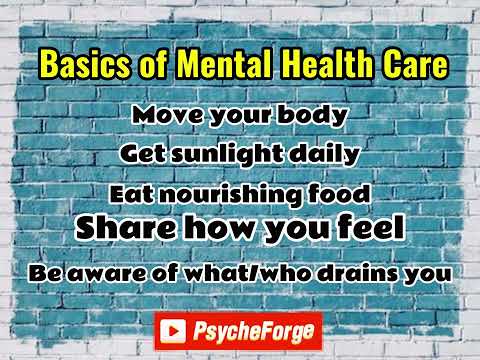 Mental Health Wellness Tips I Basics of Self Care