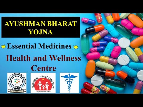 Essential Medicine for Health and wellness Centre || Sub-Centre || CHO
