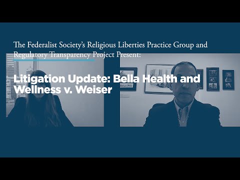 Litigation Update: Bella Health and Wellness v. Weiser