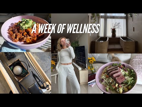 A WEEK OF WELLNESS | workouts, healthy meals, recovery, self-care and managing pms