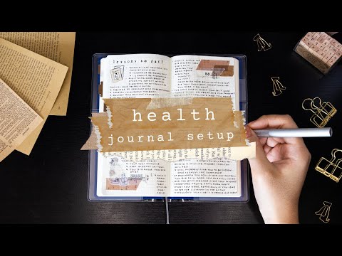 2022 Health and Wellness Journal Setup | Hobonichi Weeks 🧘🏻‍♀️