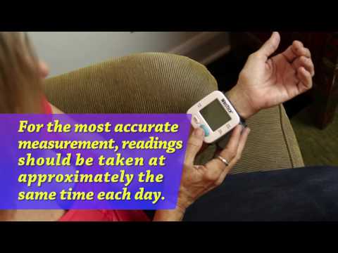 Wrist Color Changing Blood Pressure Monitor (North American Health + Wellness)