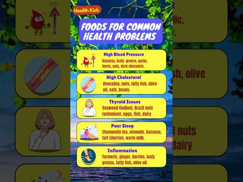 Foods for common health problems #food #healthissues #health#healthtips #wellness #wellnesstips