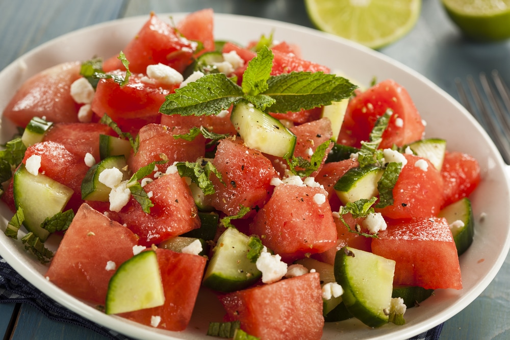 Refreshing Feta Watermelon Salad Recipe